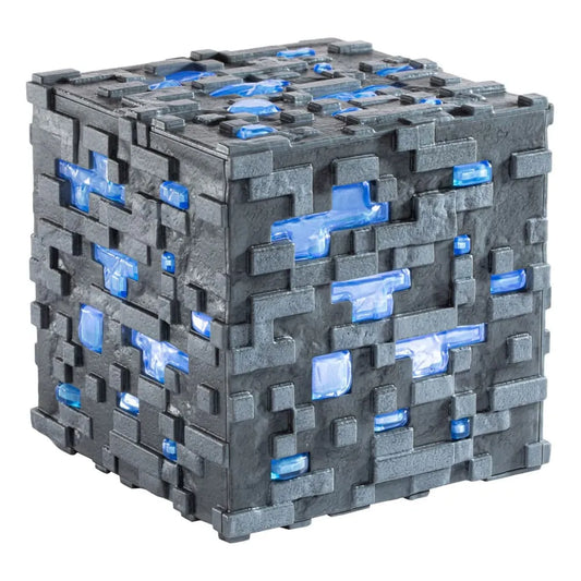 Minecraft Replik Illuminating Diamond Ore Cube 10 cm - Smalltinytoystore