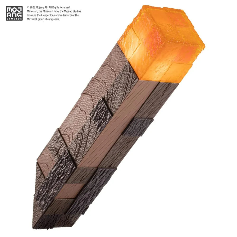 Minecraft Replik Illuminating Torch 25 cm - Smalltinytoystore