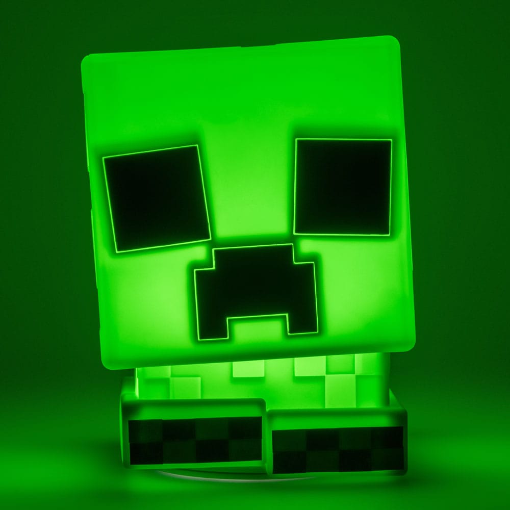 Minecraft Squishy Glo Silikon-Leuchte Creeper 15 cm - Smalltinytoystore