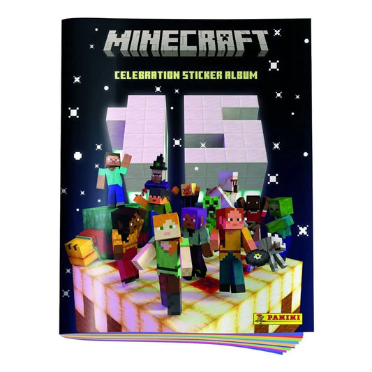 Minecraft Sticker Collection Album 15th Anniversary Celebration *Deutsche Version* - Smalltinytoystore