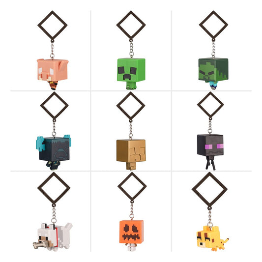 Minecraft Taschenanhänger Backpack Buddies Mystery Bags Series 3 Display (24) - Smalltinytoystore