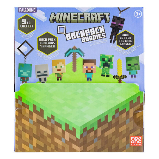 Minecraft Taschenanhänger Backpack Buddies Mystery Bags Series 4 Display (24) - Smalltinytoystore
