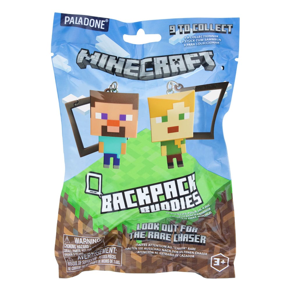 Minecraft Taschenanhänger Backpack Buddies Mystery Bags Series 4 Display (24) - Smalltinytoystore