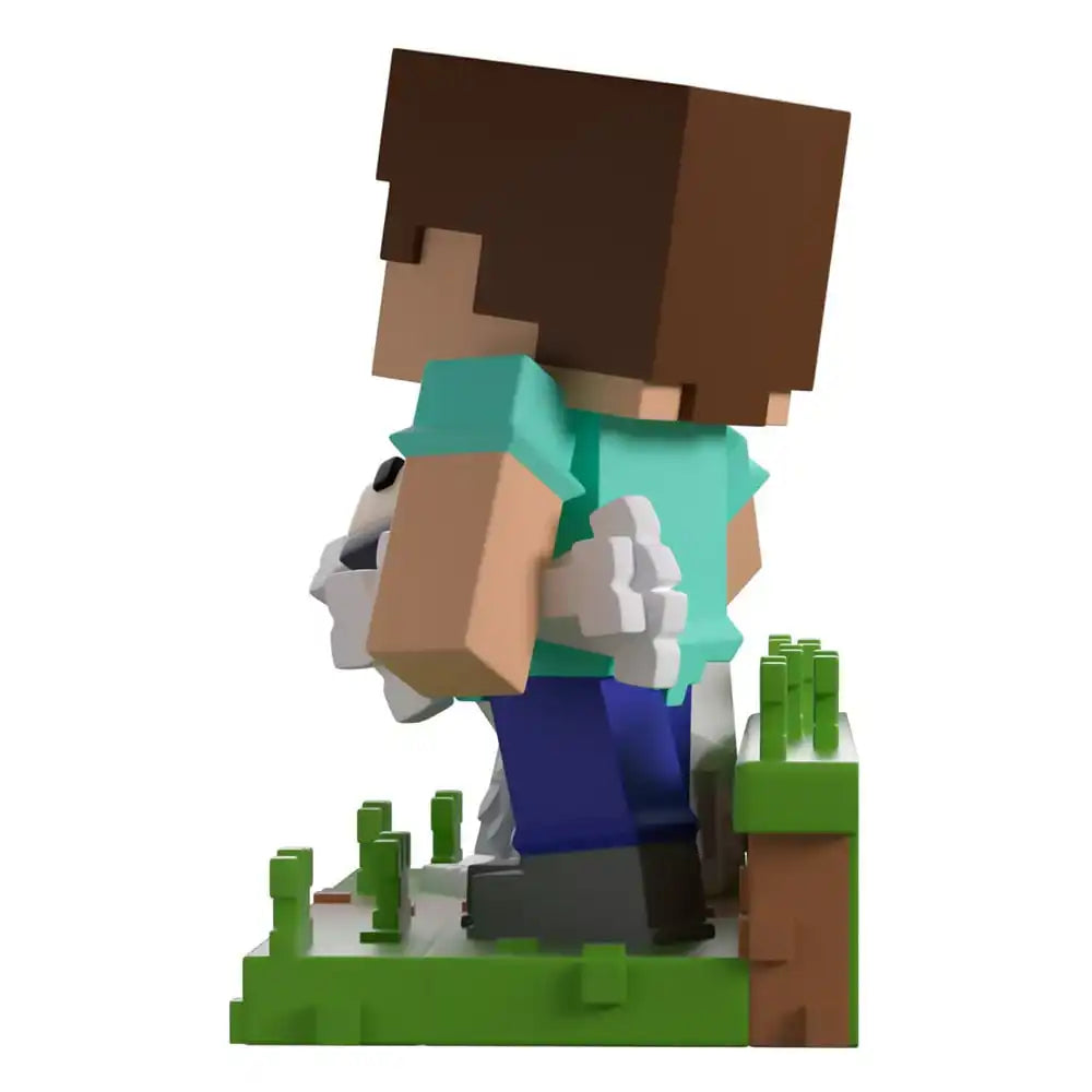 Minecraft Vinyl Figur Taming a Wolf 10 cm - Smalltinytoystore
