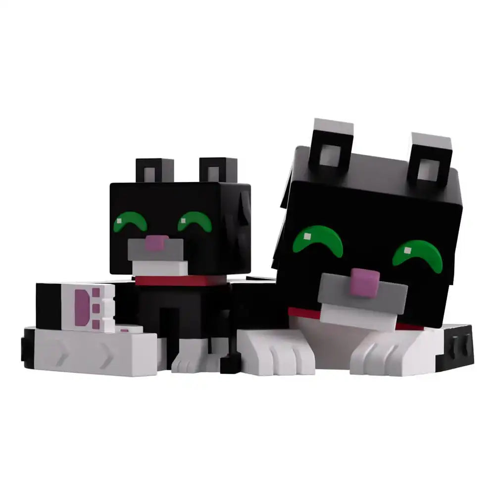 Minecraft Vinyl Figur Tuxedo Cat 6 cm - Smalltinytoystore
