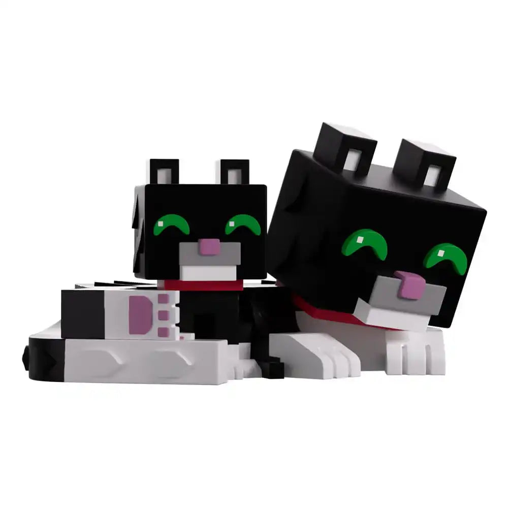 Minecraft Vinyl Figur Tuxedo Cat 6 cm - Smalltinytoystore