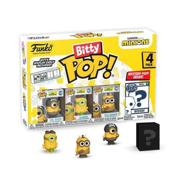 Minions Bitty POP! Vinyl Figuren 4er-Pack Eye Matie 2,5 cm - Smalltinytoystore