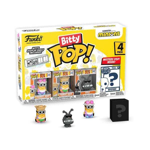 Minions Bitty POP! Vinyl Figuren 4er-Pack Young Gru 2,5 cm - Smalltinytoystore