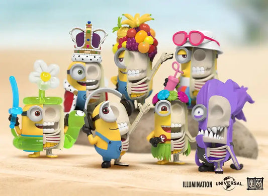 Minions Blind Box Hidden Dissectibles Series 01 (Vacay ed.) Display (6) - Smalltinytoystore