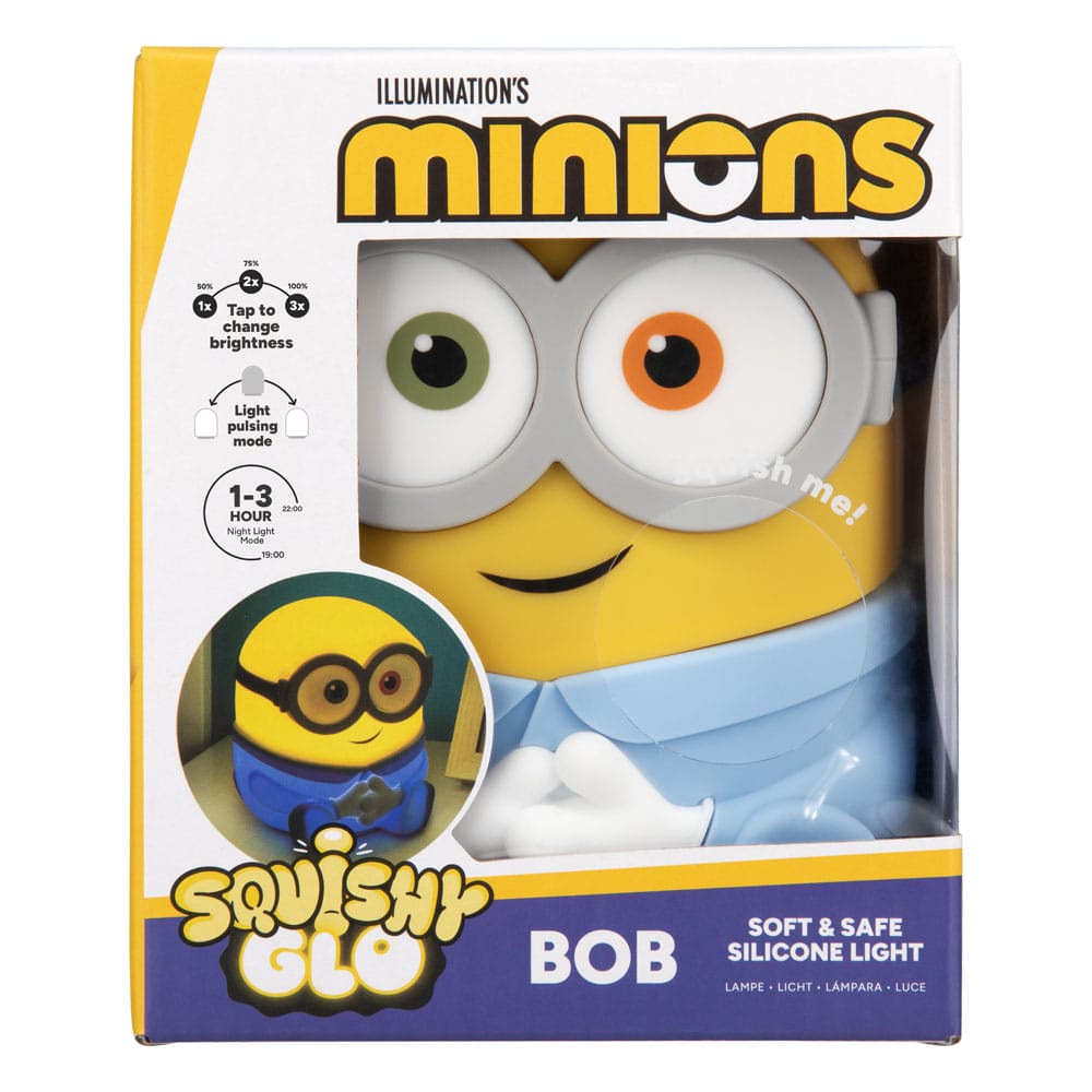 Minions Squishy Glo Silikon-Leuchte Bob 15 cm - Smalltinytoystore