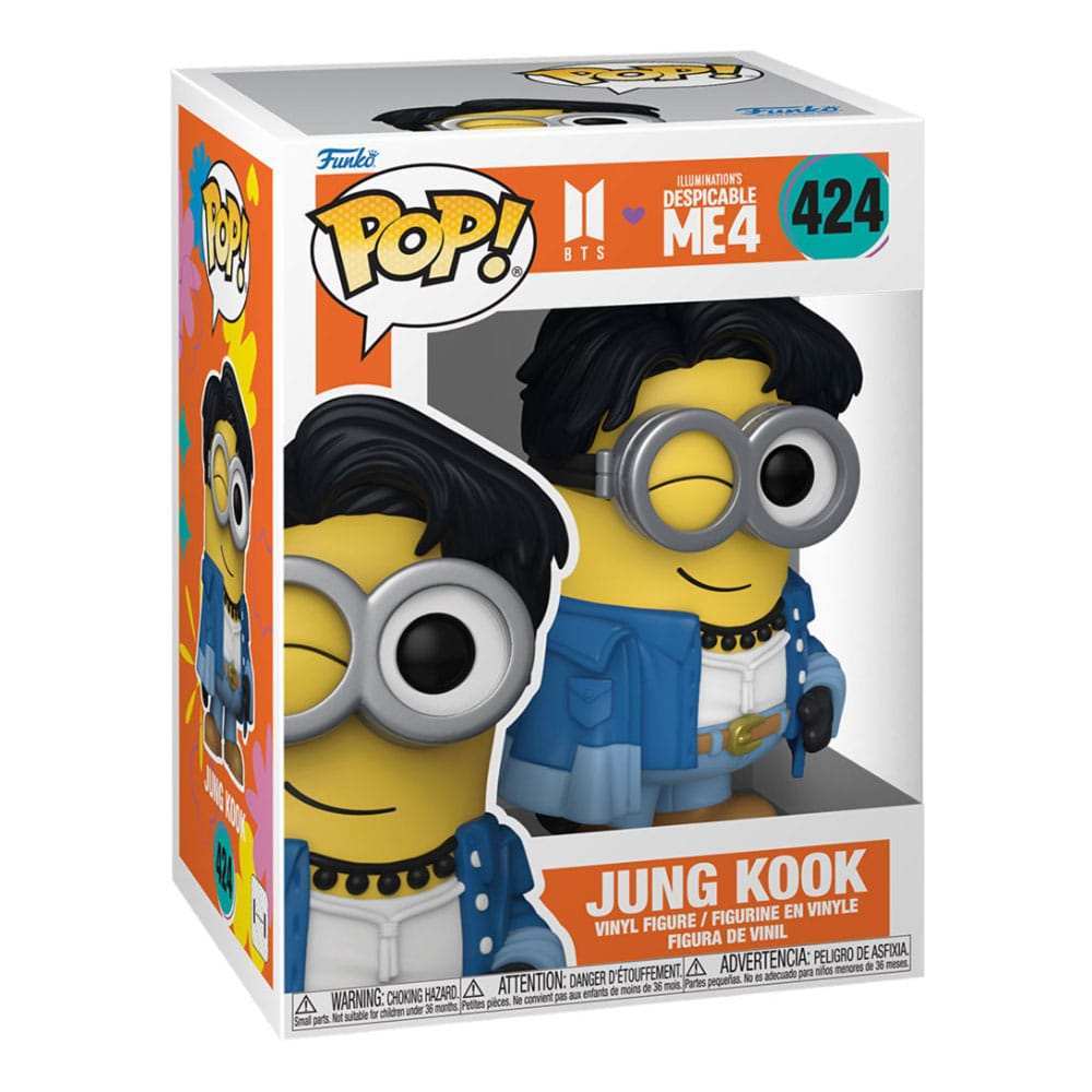 Minions x BTS POP! Rocks Vinyl Figur Jung Kook 9 cm - Smalltinytoystore