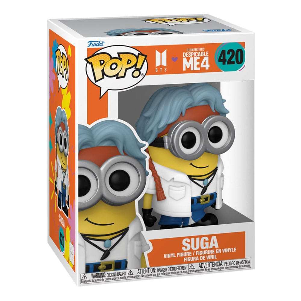 Minions x BTS POP! Rocks Vinyl Figur SUGA 9 cm - Smalltinytoystore
