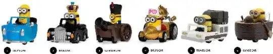 Minions Zoom Hero Rückzug-Fahrzeuge mit Figuren Blind Box Display (12)