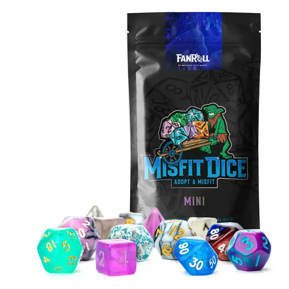 Misfit Würfel Set Blind Bag Display Mini 2er Pack Sortiment (12) - Smalltinytoystore