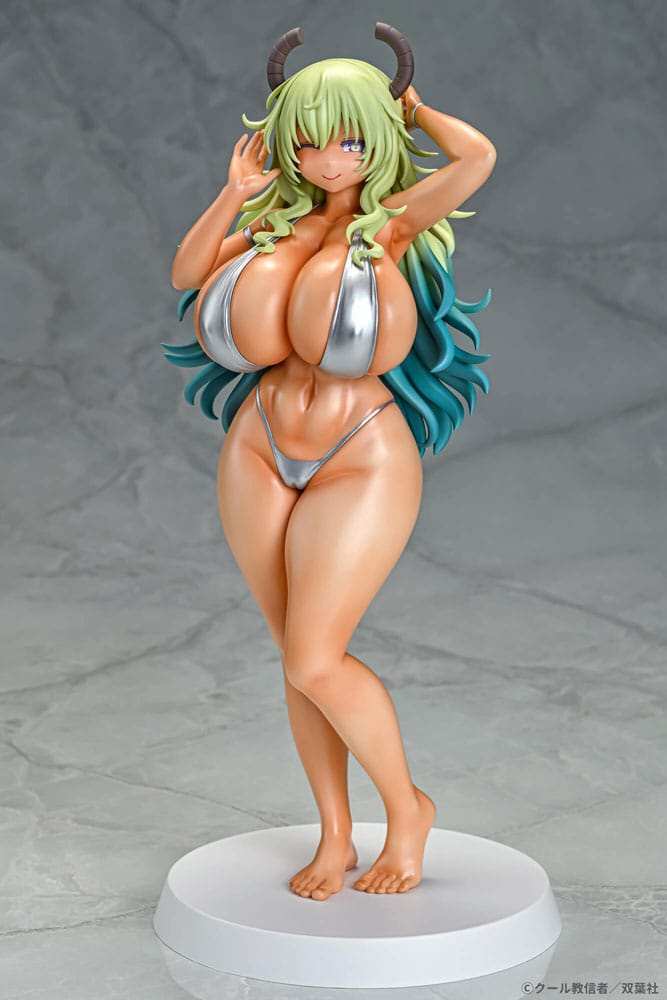 Miss Kobayashi's Dragon Maid PVC Statue 1/7 Lucoa Bikini Style Suntan Ver. 26 cm - Smalltinytoystore