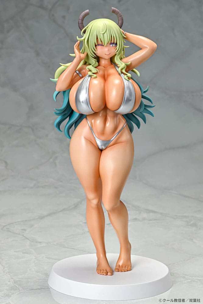 Miss Kobayashi's Dragon Maid PVC Statue 1/7 Lucoa Bikini Style Suntan Ver. 26 cm - Smalltinytoystore