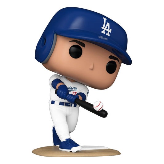 MLB POP! Vinyl Figur LA Dodgers: Shohei Ohtani (Home Jersey) (Batting) 9 cm - Smalltinytoystore