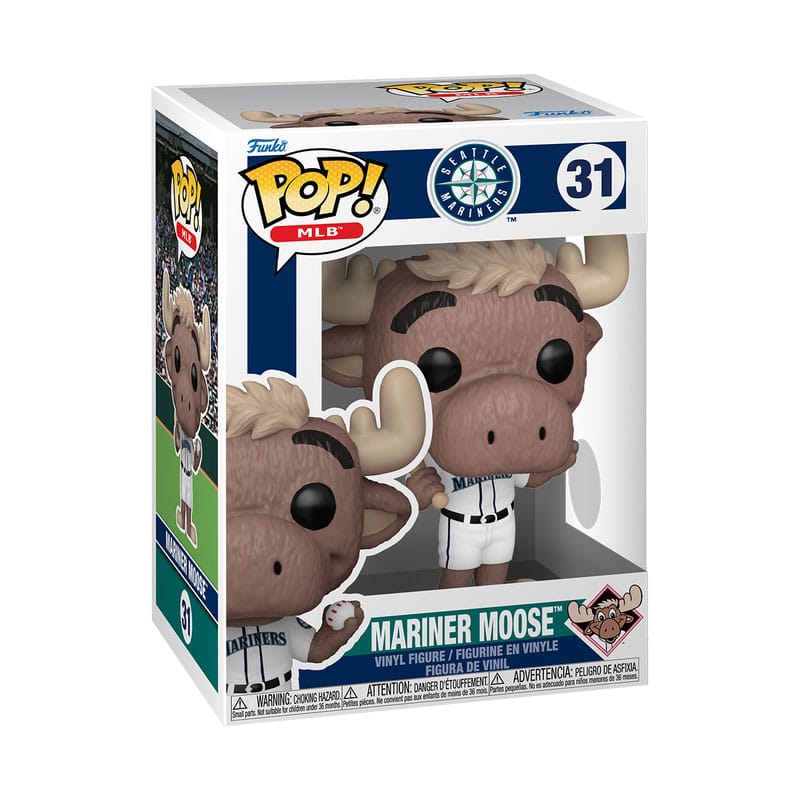 MLB POP! Vinyl Figur Mariners- Mariner Moose 9 cm - Smalltinytoystore