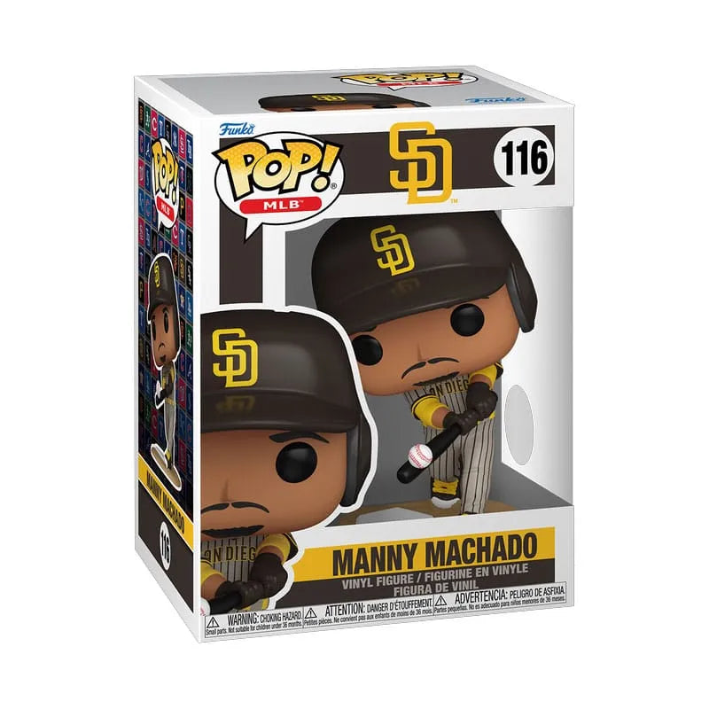 MLB POP! Vinyl Figur Padres- Manny Machado 9 cm - Smalltinytoystore
