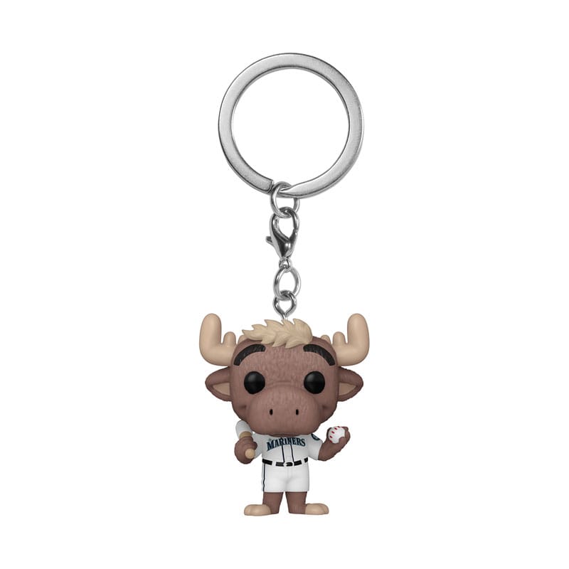 MLB POP! Vinyl Schlüsselanhänger 4 cm Mariners- Mariner Moose Display (12) - Smalltinytoystore