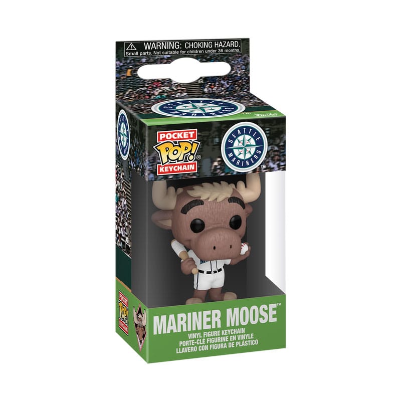 MLB POP! Vinyl Schlüsselanhänger 4 cm Mariners- Mariner Moose Display (12) - Smalltinytoystore