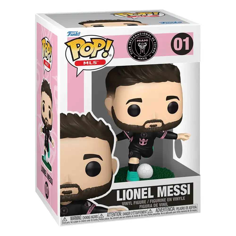 MLS POP! Sports Vinyl Figur Inter Miami- Lionel Messi(away) 9 cm - Smalltinytoystore