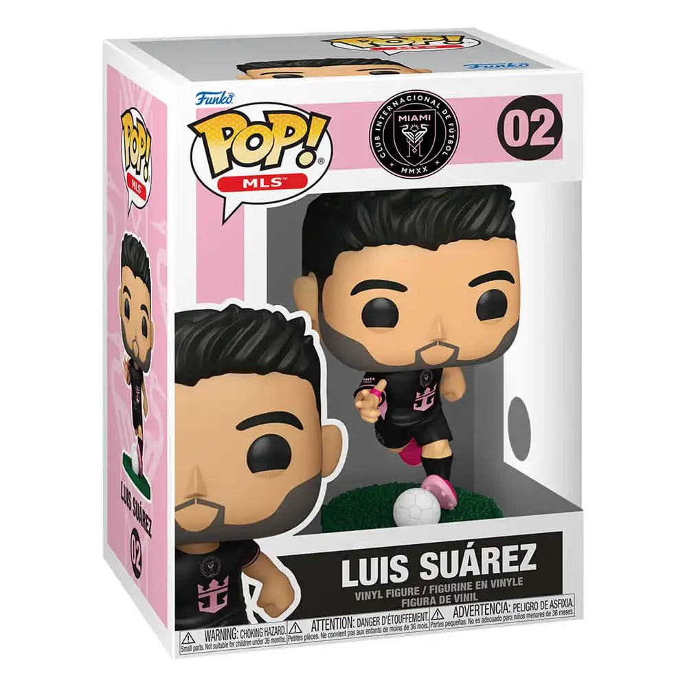 MLS POP! Sports Vinyl Figur Inter Miami- Luis Suarez(away) 9 cm - Smalltinytoystore
