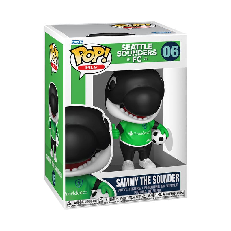 MLS POP! Sports Vinyl Figur Sounders- Sammy the Sounder 9 cm - Smalltinytoystore
