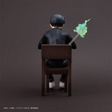 Mob Psycho 100 III x Bunbougu Cafe 2022 PVC Statue Shigeo Kageyama & Ekubo 13 cm - Smalltinytoystore