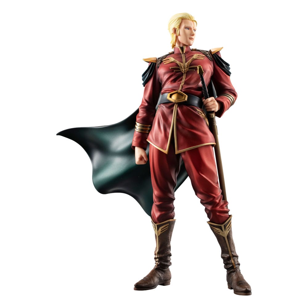 Mobile Suit Gundam GGG Statue Char´s Counterattack General Char Aznable 22 cm - Smalltinytoystore