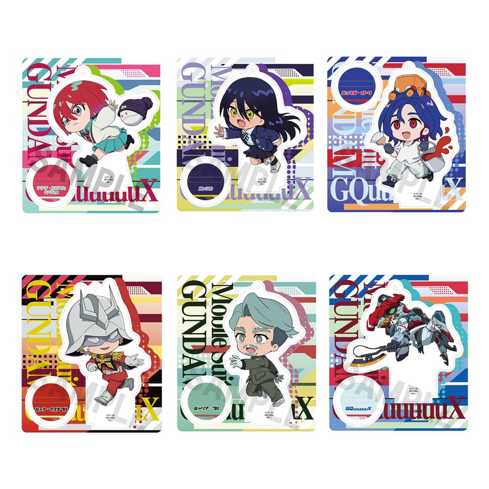Mobile Suit Gundam GQuuuuuuX Acryl Figuren 9 cm Display (6) - Smalltinytoystore