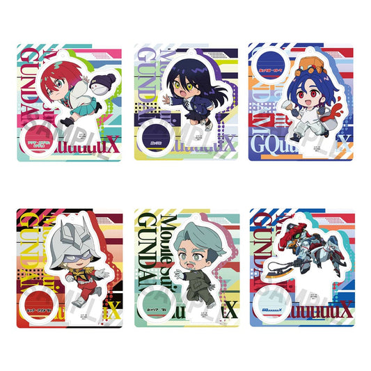 Mobile Suit Gundam GQuuuuuuX Acryl Figuren 9 cm Display (6) - Smalltinytoystore