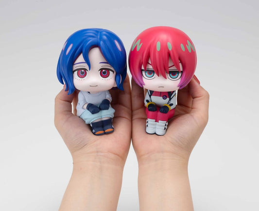 Mobile Suit Gundam GQuuuuuuX Look Up PVC Statue Shuji Ito & Yuzuriha Amate (Mach) Pilot Suit Ver. Set (with gift) 11 cm - Smalltinytoystore