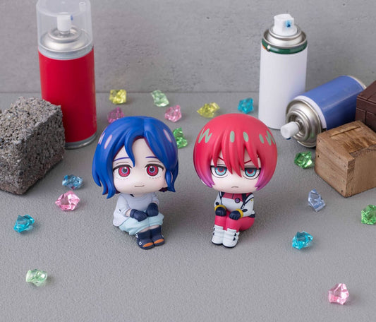 Mobile Suit Gundam GQuuuuuuX Look Up PVC Statue Shuji Ito & Yuzuriha Amate (Mach) Pilot Suit Ver. Set (with gift) 11 cm - Smalltinytoystore