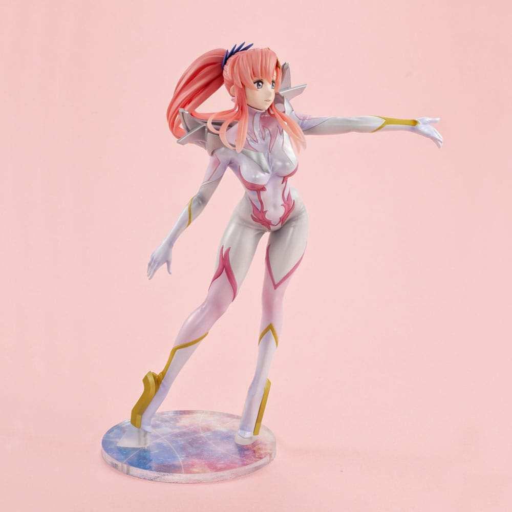 Mobile Suit Gundam Seed Freedom GGG Statue Lacus Clyne Pilot Suit Ver. 22 cm - Smalltinytoystore