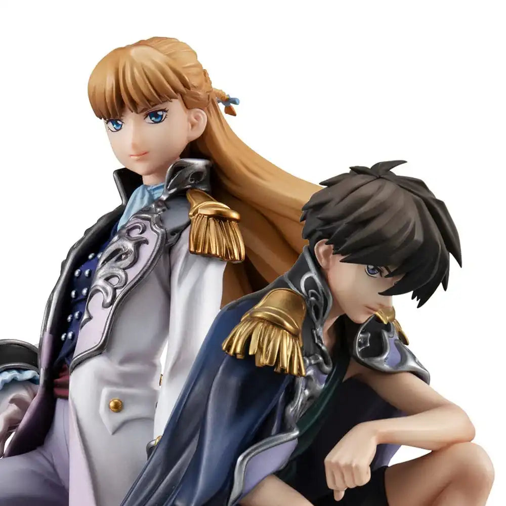 Mobile Suit Gundam Wing Alpha x Omega PVC Statue 1/8 Heero Yuy & Relena Peacecraft Set 30th Anniversary Repaint Ver. 14 cm - Smalltinytoystore