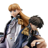 Mobile Suit Gundam Wing Alpha x Omega PVC Statue 1/8 Heero Yuy & Relena Peacecraft Set 30th Anniversary Repaint Ver. 14 cm - Smalltinytoystore