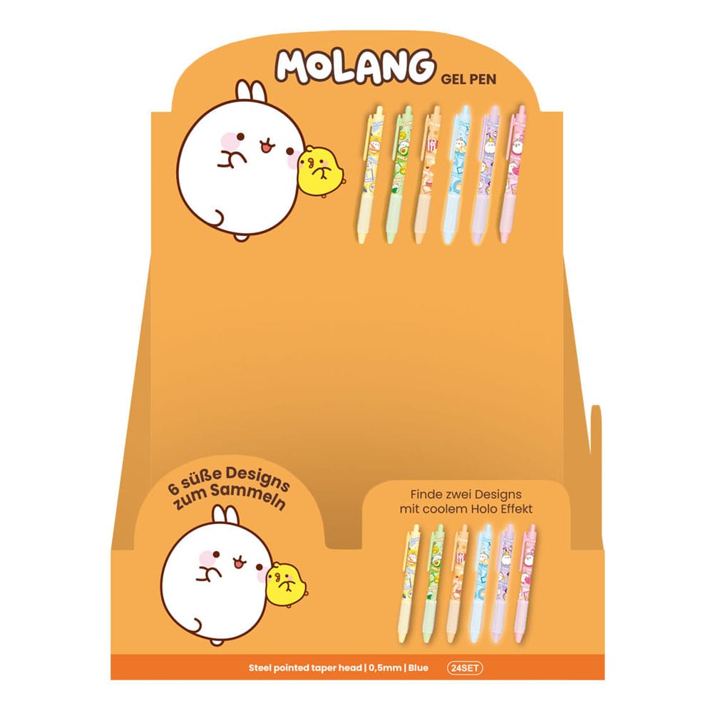 Molang Premium Gelstifte Display (24) - Smalltinytoystore