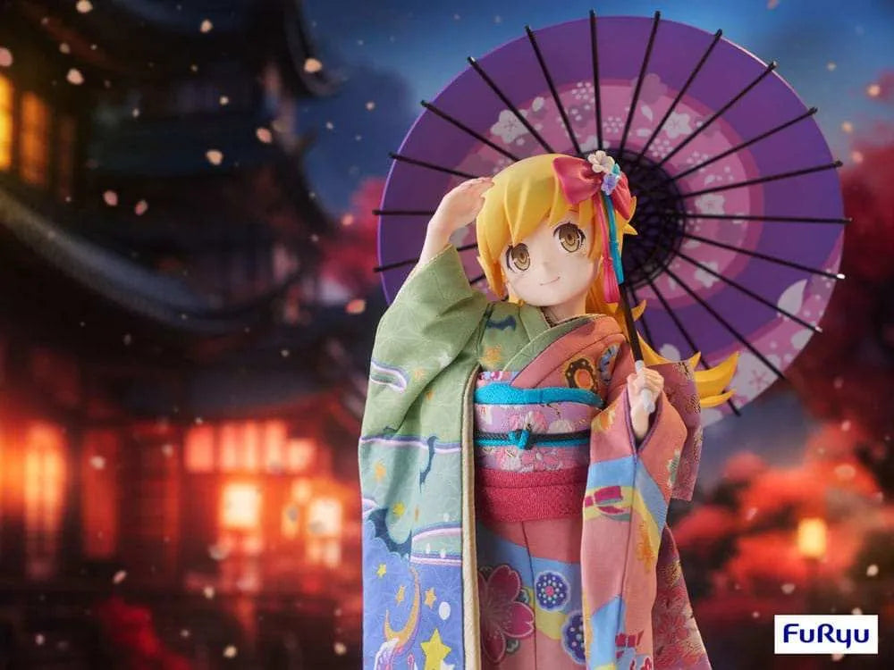 Monogatari PVC Statue 1/4 Shinobu Oshino Japanese Doll 42 cm - Smalltinytoystore