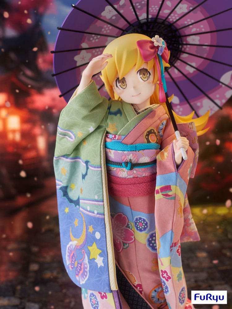 Monogatari PVC Statue 1/4 Shinobu Oshino Japanese Doll 42 cm - Smalltinytoystore