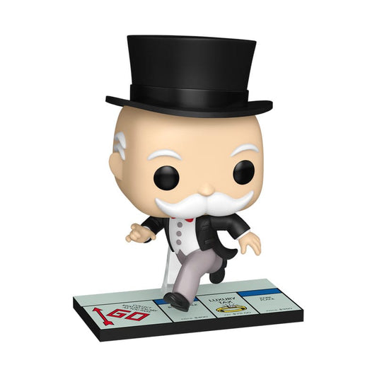 Monopoly POP! Retro Toys Vinyl Figur Mr Monopoly(Pass Go) 9 cm - Smalltinytoystore