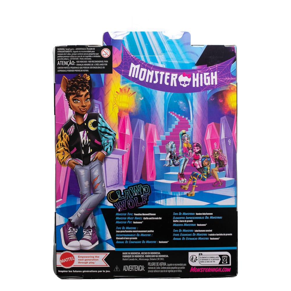 Monster High Puppe Clawd Wolf - Smalltinytoystore