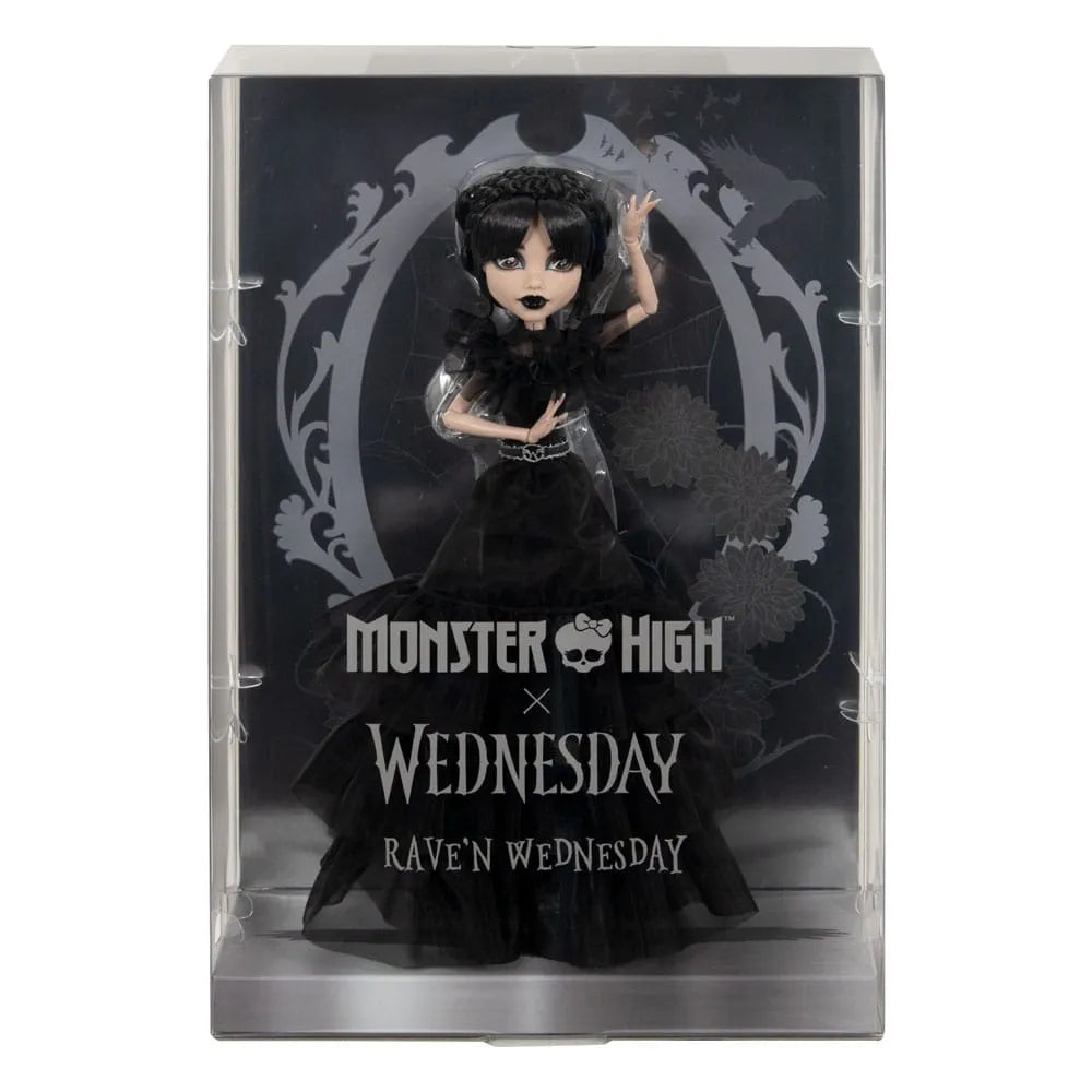 Monster High x Wednesday Puppe Rave'n Wednesday - Smalltinytoystore