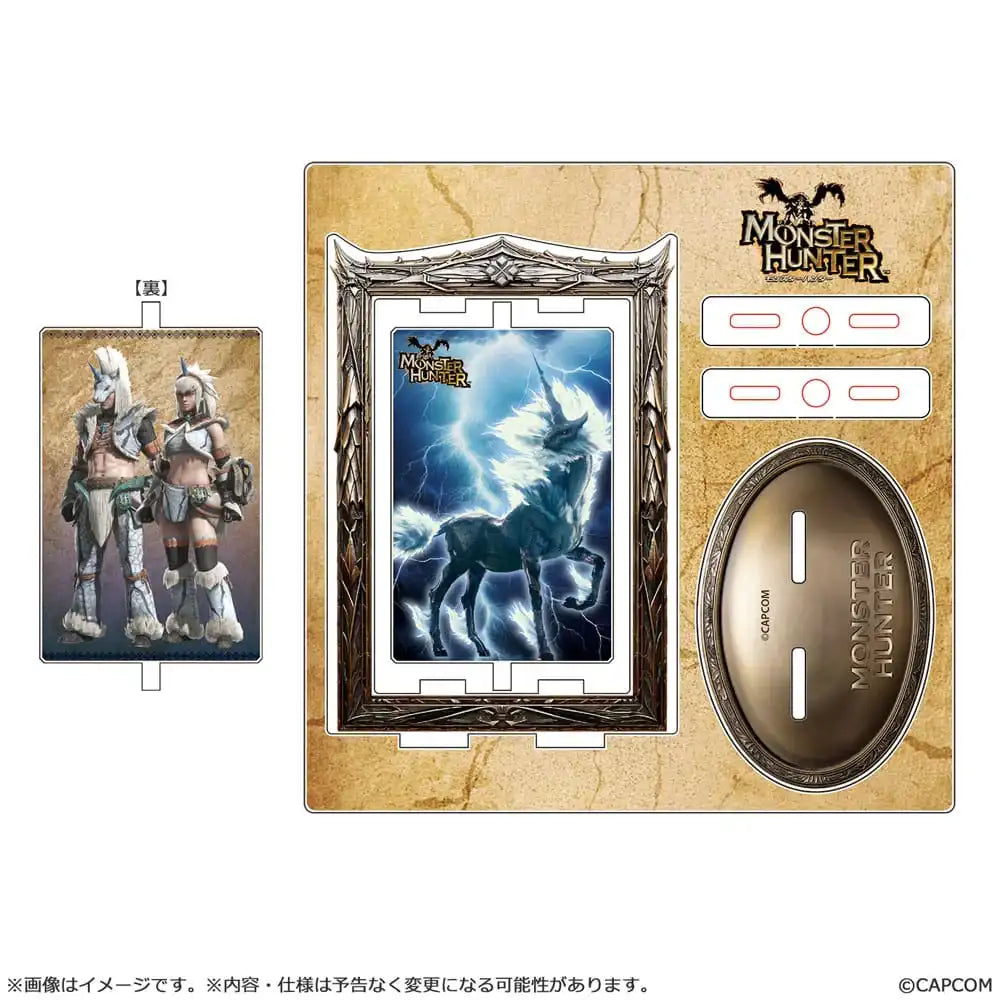 Monster Hunter Acrylic Stand Kirin Rotating 14 cm - Smalltinytoystore