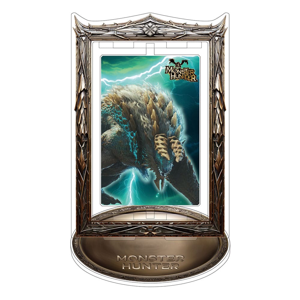 Monster Hunter Acrylic Stand Zinogre Rotating 14 cm - Smalltinytoystore