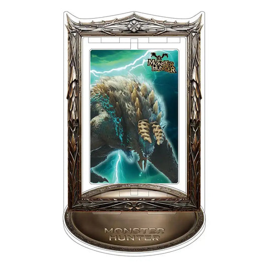 Monster Hunter Acrylic Stand Zinogre Rotating 14 cm - Smalltinytoystore