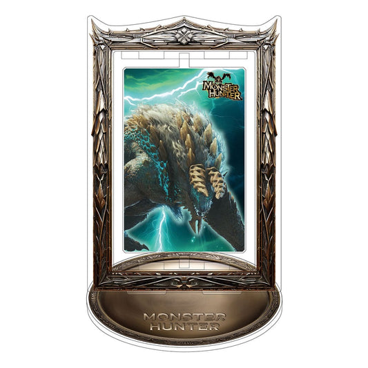 Monster Hunter Acrylic Stand Zinogre Rotating 14 cm - Smalltinytoystore