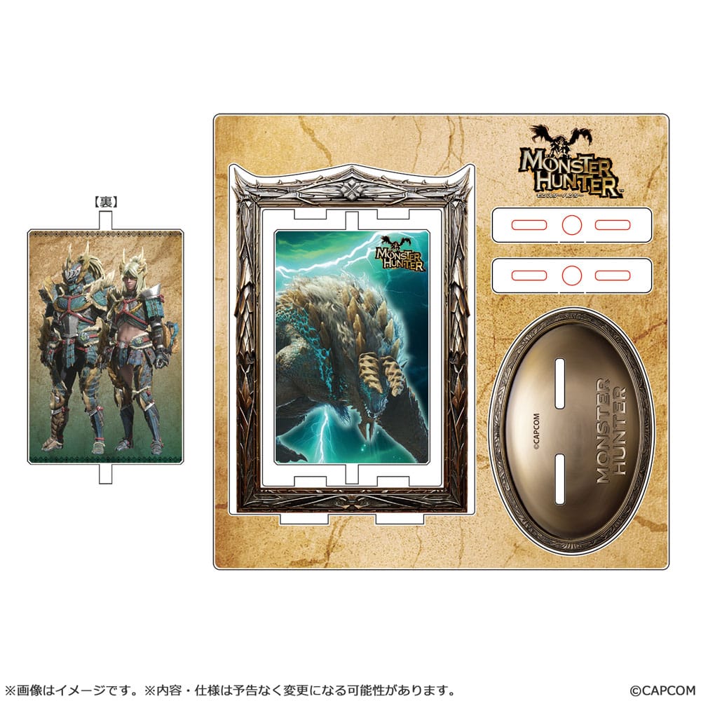 Monster Hunter Acrylic Stand Zinogre Rotating 14 cm - Smalltinytoystore