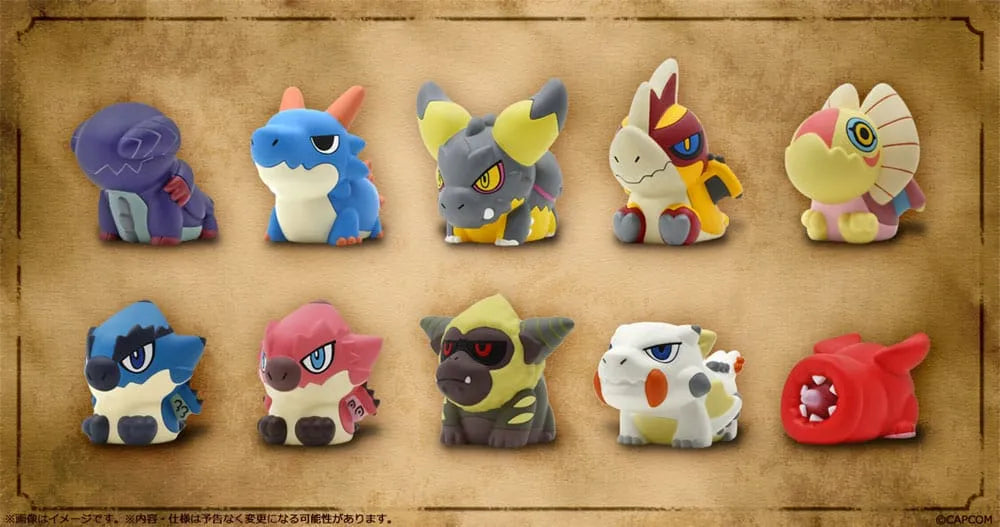 Monster Hunter Figure Builder Sammelfiguren 3 - 5 cm Finger Puppet Monster Hunter Vol. 2 (10) - Smalltinytoystore