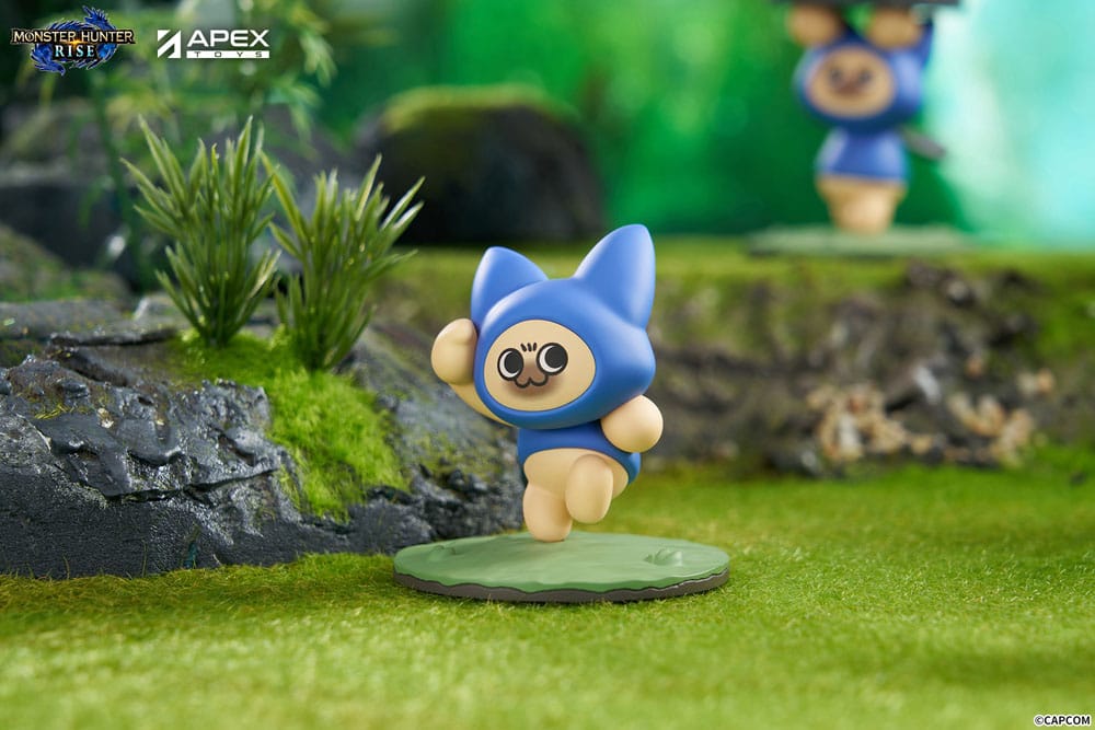 Monster Hunter Rise Sammelfiguren 6er-Pack Felyne Cat - Smalltinytoystore